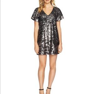 1. State sequin shift dress sz S